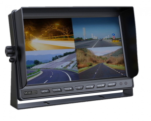 TFT10QML ~ Monitor mit vier Kamera-Eingängen im Hoch- und Querformat